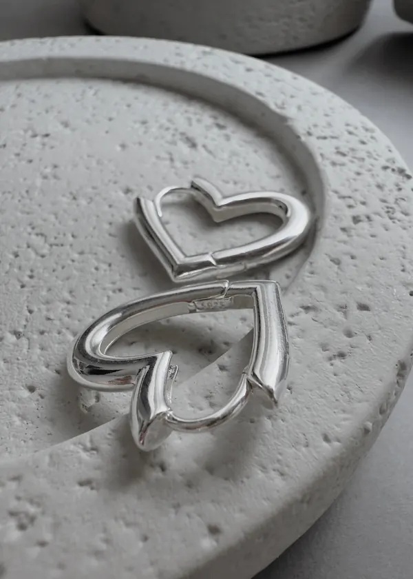 HEARTBREAKER HOOPS EARRINGS, photo 3