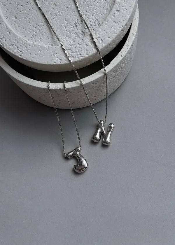 POWER LETTER NECKLACE