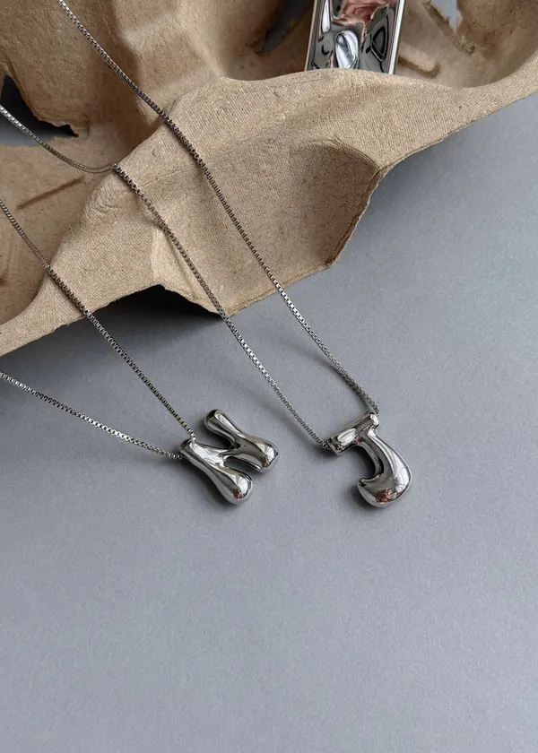 POWER LETTER NECKLACE, photo 3