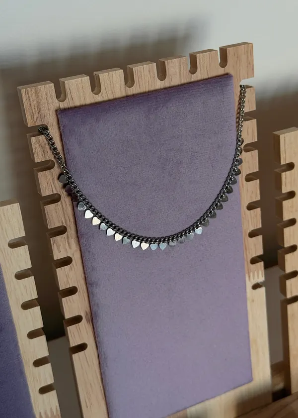 SILVER LOVE CHOKER, photo 3